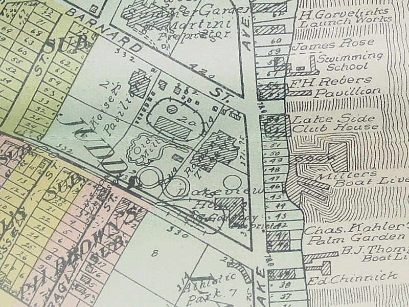 Ramona Park - Plat Map Ramona Park 1907